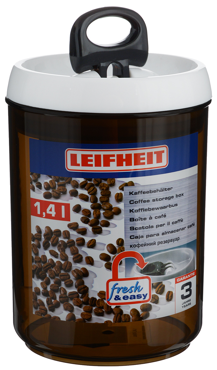 Пластиковая емкость для хранения кофе Fresh&Easy, 1.4 л, коричневый