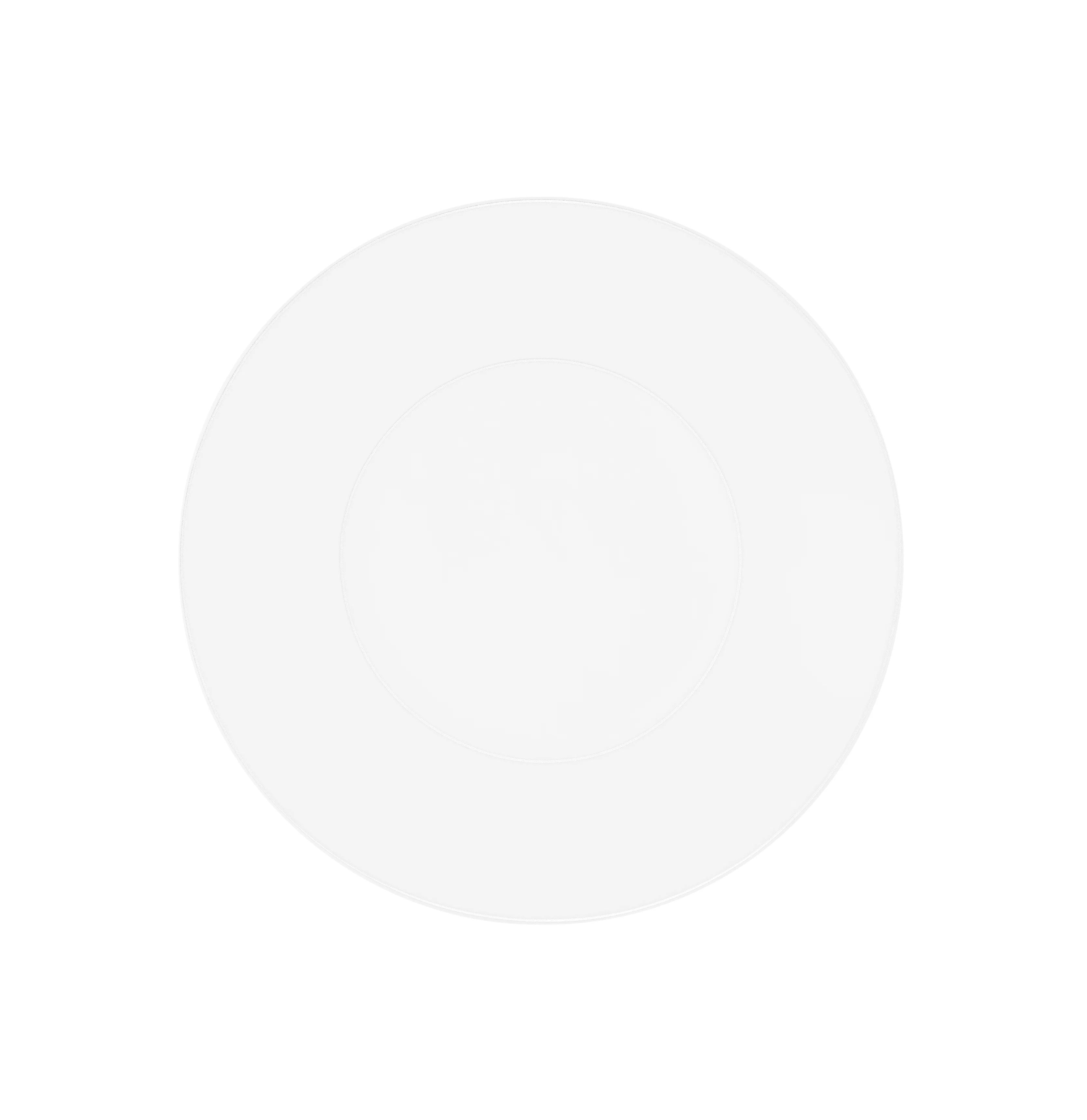 Фарфоровое блюдце для кофейной чашки Blanc, 12.6 см, белый